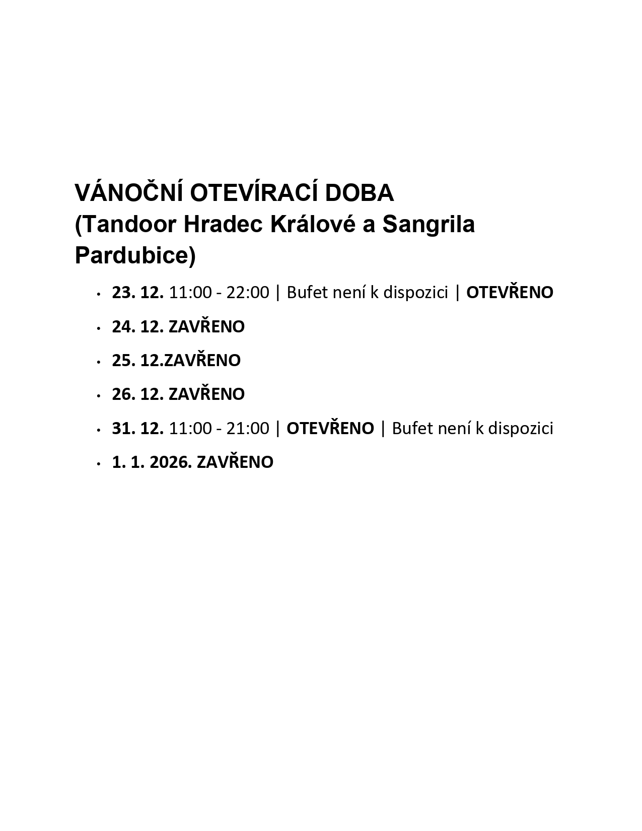 Christmas & New Year Celebration